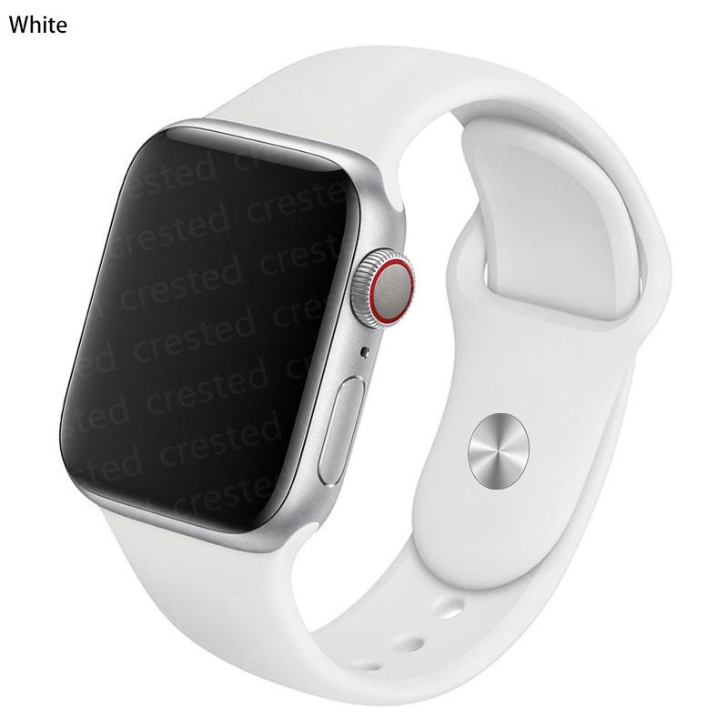Силиконовый ремешок для Apple Watch Band 41 мм, 44 мм, 38 мм, 45 мм, 40 мм, 42 мм, дышащий ремешок для часов, браслет iWatch series 7, 6, 5, 4, 3, 2, 1