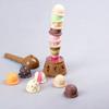 Игра с мороженым, игровой набор с мороженым, сладкие угощения, игрушка для салона мороженого, десерт, башня с мороженым, балансирующая игра, ролевая игра, еда для детей, подарок на день рождения