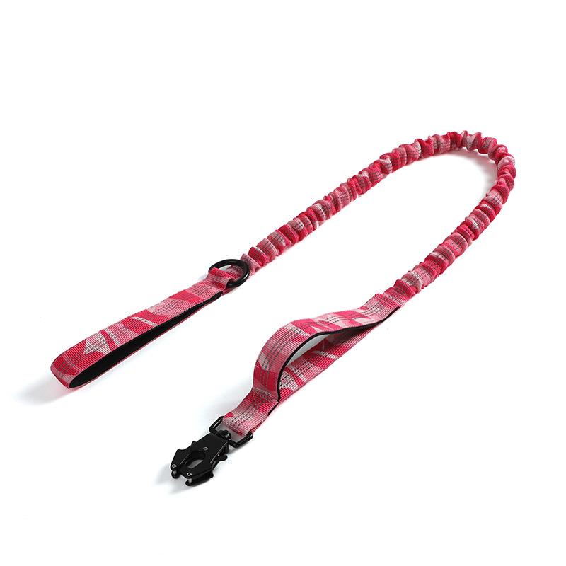 Tactical Adjustable Dog Collar & Leash - Outdoor Explosion-Proof Training Collar.