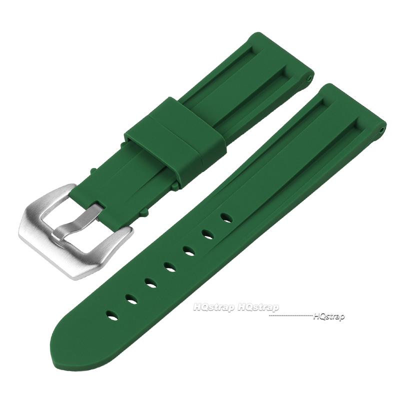 Силиконовый ремешок 20 мм 22 мм 24 мм 26 мм для Panerai Мужской Женский Резиновый Спортивный Браслет для Omega Универсальный Запасной Ремешок для Часов