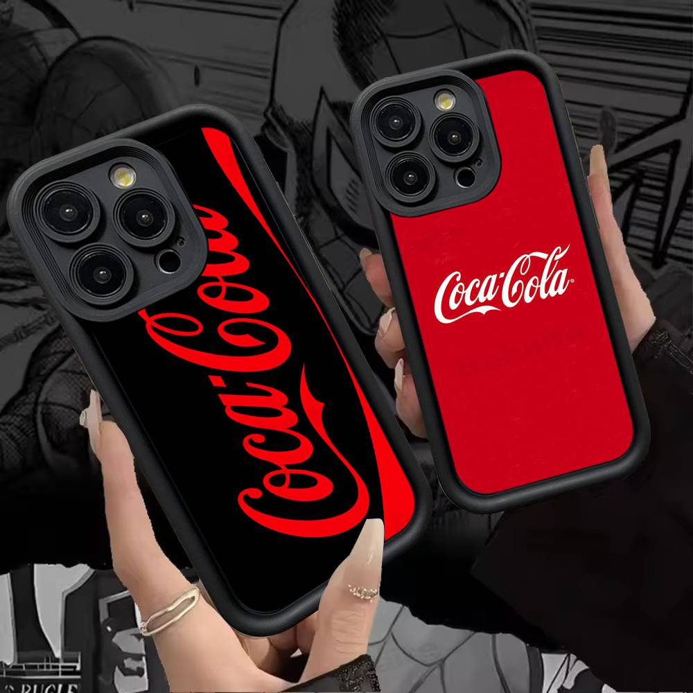 Логотип C-COCA C-COLA Силиконовый Мягкий Чехол Для Телефона Для IPhone 17 16 14 13 12 11 15 Pro Max Plus Air Cover