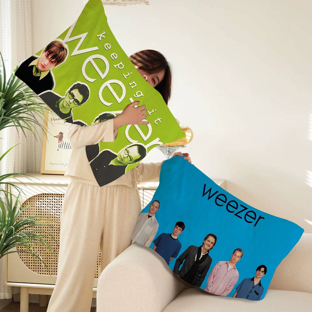 Классическая Альтернативная Рок-Группа W-Weezer Быстросохнущая Полиэстеровая Наволочка, Нескользящая, С Надежным Дизайном Новый Стиль Защита от Ожогов