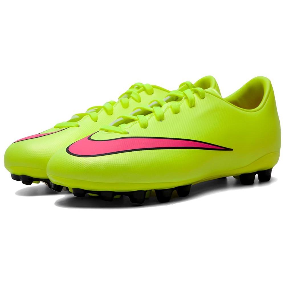 (GS) Nike JR 5 AG Artificial Grass 'Green Red' Kids' 651637-760