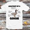 Анатомия Гуся Смешная Утка Онлайн Игровая Футболка B725