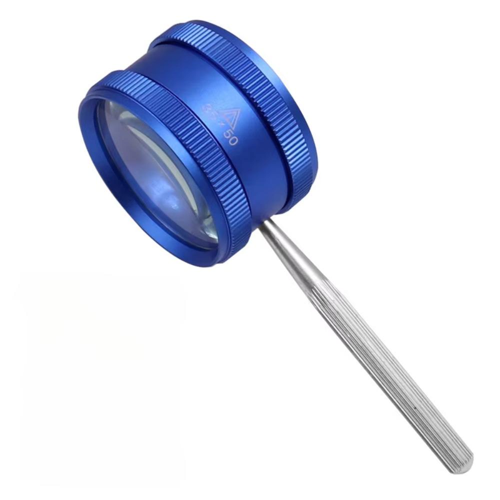 Double-Layer Magnifying Glass Optical Magnifying Loupe Portable 35X Handheld Magnifier  Coins