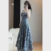 2024 Summer Slim Sexy French-Style Long Skirt Dress for Women