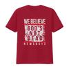 Jjtc Newsboys We Believe Gods Not Dead Gods T Shirt Cotton Crew Neck Vintage Washed Top For Everyday Wear Fashion Soft