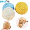 8cm Interactive Cat Toys Cat Scratching Ball Bite-resistant Pet Toys for Cats Kitten Ball Sounding Toy Pet Supplies