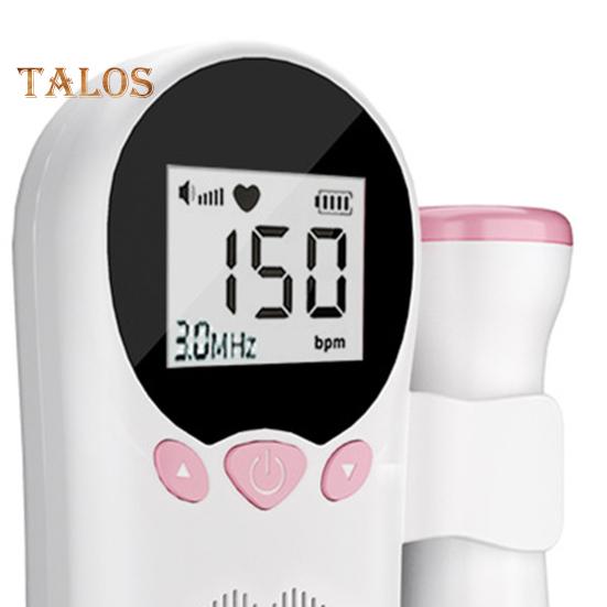 Фетальный монитор с большим ЖК-экраном, удобным интерфейсом, простым в считывании показаний, работающим от батареи, портативным монитором сердечного ритма ребенка