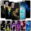 Glowing Butterfly Phone Shell For Samsung Galaxy S21 S20 S10 S9 S8 Plus Ultra 5g S10lite S10e S7edge S20 S21 Fe Soft Cover Case