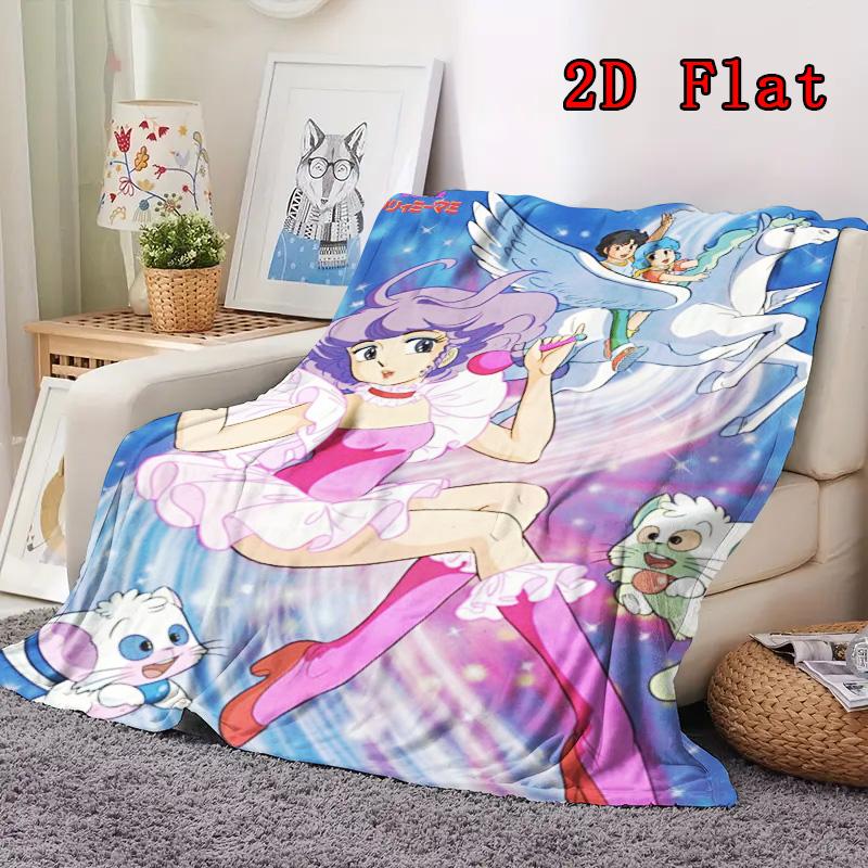 Magical Angel 2D Flat Pattern Flannel Blanket High quality All Seasons Warmth and Comfort Perfect for Christmas Gifts.MMT0918294