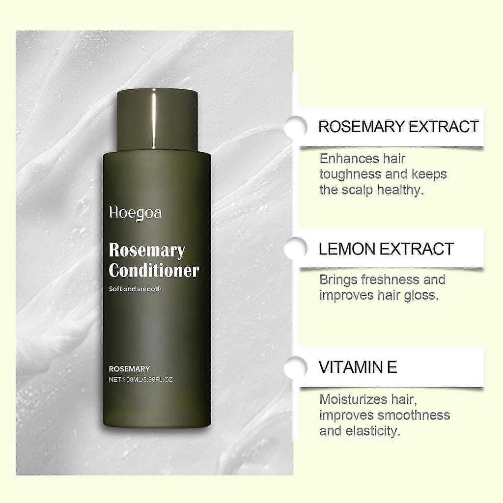 Rosemary Hair Care Set, Anti-dandruff Oil Control Shampoo, Moisturizing Repair Conditioner, Nourishing Strengthen Hair, Reduce Hair Breakage, Fresh Fr
