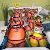 3D 3D детский 100% полиэстер комплект из 3 предметов 1 пододеяльник комплект постельного белья милый принт мультфильм аниме домашний декор