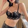 French Sexy Lingerie Set Women Ultra Thin Lace Breathable Bra Set Summer Soft Cup Comfort Underwear Bralette and Panties Thong