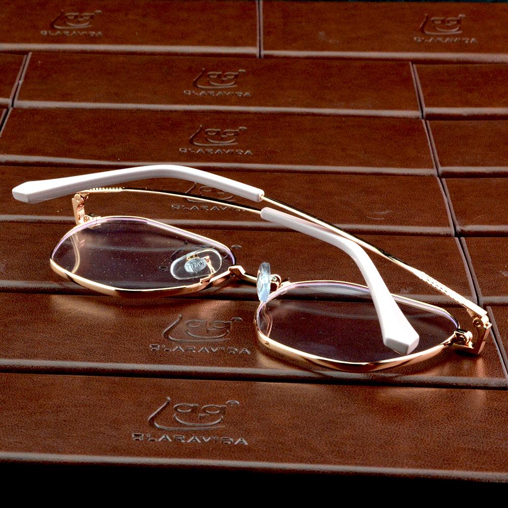 Clara Vida титановый сплав большая оправа для девочек розовое золото большие очки оправа оптические очки