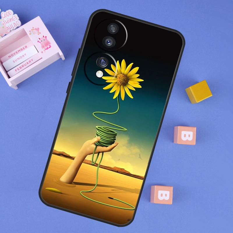 Чехол для телефона Salvador Dali для Honor 200 400 Lite 50 70 90 X9a X9b X9c X9d X8b X8c Win RT Magic 7 5 6 8 Pro