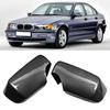 Carbon Fiber Style Door Wing Mirror Protector Add on Side Rearview Cover Fits for E46 1998 2005