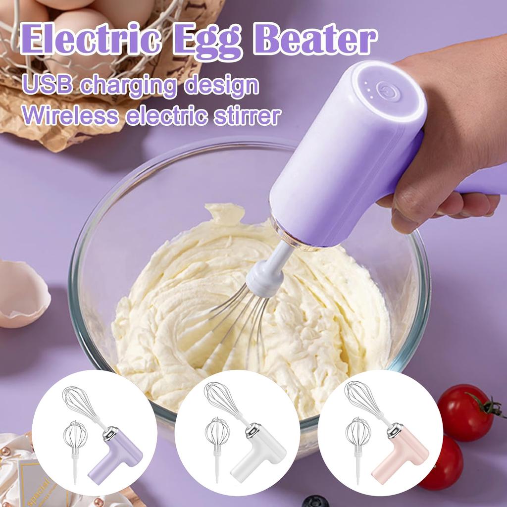 Electric Whisk, Cream Whisk, Stirring Stick, Cake Baking, Handheld Whisk, Fully Automatic Egg Beater