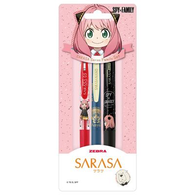 Набор гелевых ручек Zebra Sarasa Spy Family (SE-JJ15-FAMILY-SF)