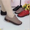 Spring and Summer New Soft Bottom Breathable Retro Hollow Hole Muffin Bottom Large Size Women's Shoes Single Shoes Mother Shoes
