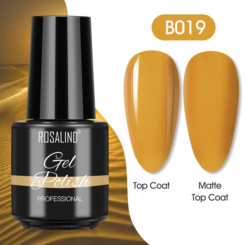 ROSALIND Зимняя серия цветных гель-лаков - Полуперманентное глиттерное покрытие для профессионального использования