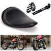 Karun Motorcycle Custom Solo Spring Bracket Seat Hard Bottom Suitable for Harley Honda Yamaha Kawasaki Suzuki Chopper Bobber Custom Seat Black Bracket