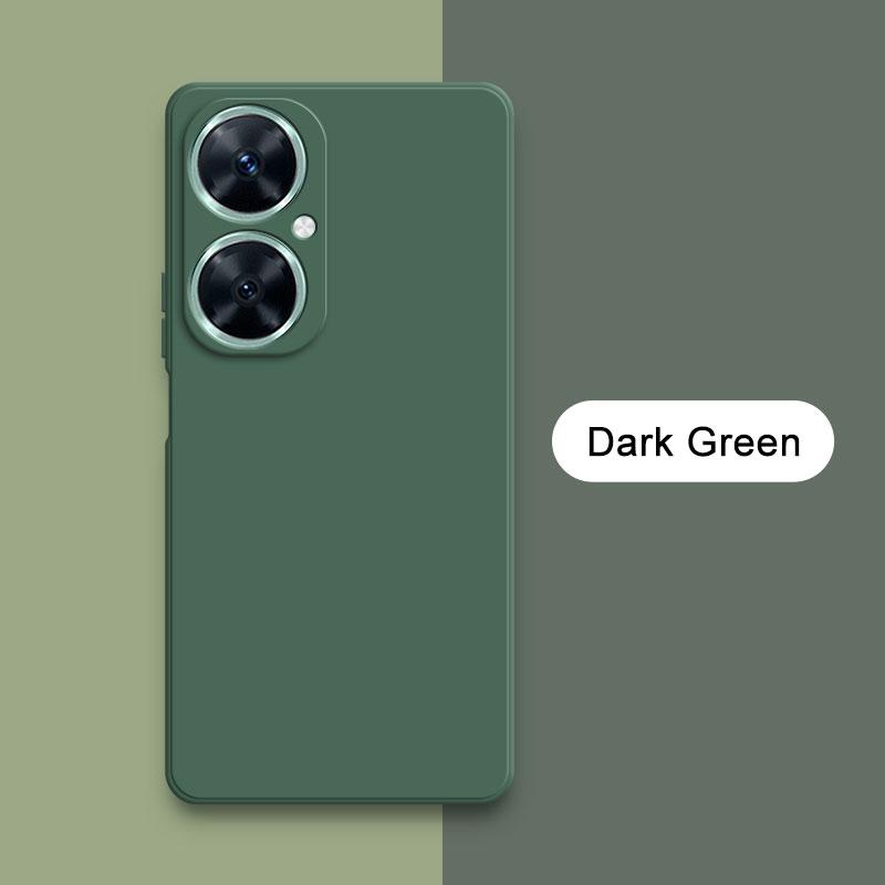 Square Liquid Silicone Back Cover for Huawei Nova 11 Pro Ultra 11i Soft Camera Protective Mobile Phone Case Nova11 Bags