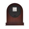 Wm. Widdop Arched Walnut Wood Mantel Clock with Arabic Dial