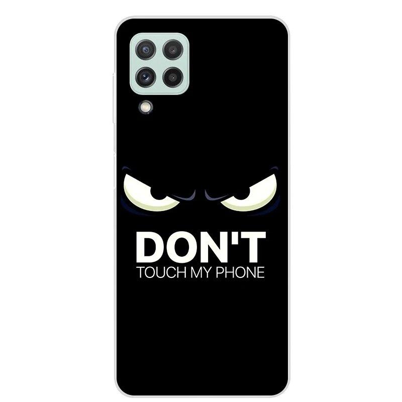 Чехол для Samsung Galaxy M22 M32 4G, задняя крышка для телефона Samsung M22, мягкий чехол для Samsung M32 4G M 22 32, черный чехол из ТПУ 6,4 дюйма