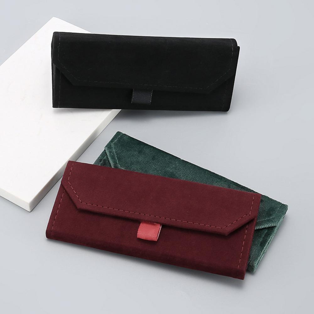 Noble Folding Velvet Glasses Box Plush Box Sunglasses Case Glasses Case