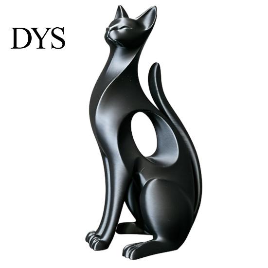 Декоративная фигурка кота для стола, 3D-печатная фигурка, Современная геометрическая скульптура, Минималистичное искусство, Без заусенцев, Украшение для прихожей, полки, Любителю