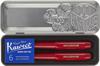 Moleskine x Kaweco F-shaped Fountain Pen x Ballpoint Pen Set (Red)