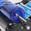 ZONESUN ZS-50W Ручной аппликатор самоклеящихся этикеток для круглых бутылок Машина для маркировки упаковки пластиковых винных бутылок