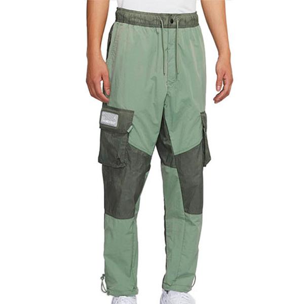 Jordan 23 Engineered Лоскутные тканые брюки-карго, мужские брюки Spiral-Sage CK9168-313