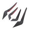 Front Bumper Lip Splitter Fin Decorative Bumper Spoiler Canards Body Kit for 2 Series M2 F87 2016-2021