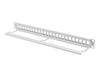 Lanberg PPKS-1024- 24 port 1U 19" patch panel for keystone modules gray