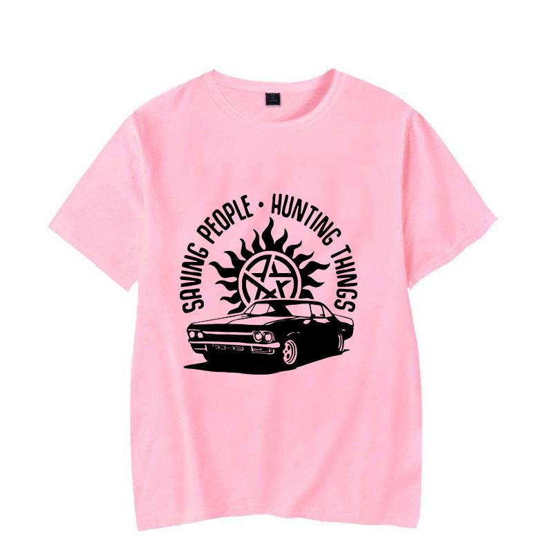 Забавная футболка с принтом «Сверхъестественное» женская мужская повседневная футболка с личностью унисекс летняя футболка с надписью топы