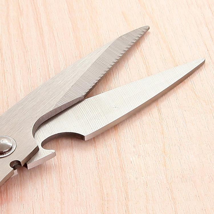 Бытовые ножницы из нержавеющей стали, многоцелевые кухонные ножницы для резки цветов на гриле, открывалка для бутылок, консервных банок, грецких орехов, куриных костей