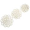 3 Pack Creative Flower Inserters Flower Grid Metal Accessories Flower Trellis Twisted Stem Holder for Special Occasions
