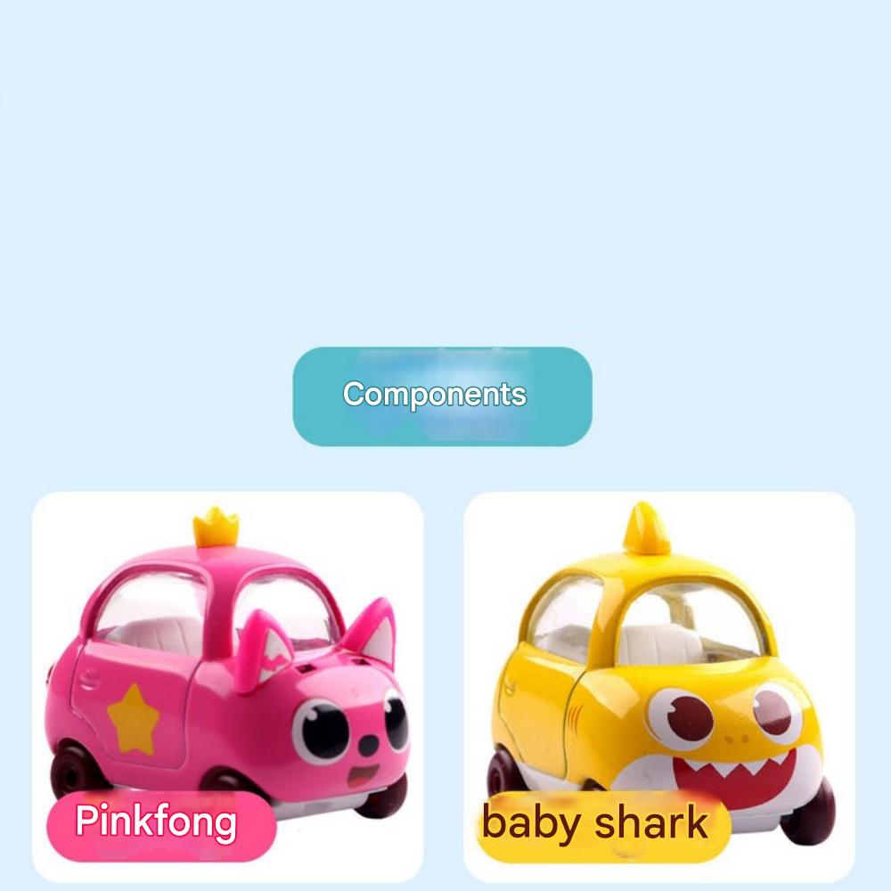 Pinkfong Babyshark Мини-машинка Литой металлический игрушечный автомобиль Kamicar Toy 10 видов