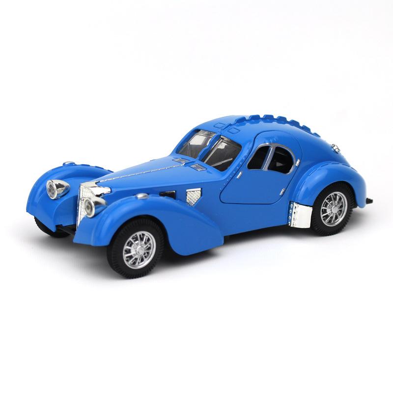 1:28 Vehicle Model Super Classic Pull Back Toy Car Educational Collection Door Open Car Model Gift Children Gift Car for Bugatti