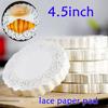 150Pcs Creative Craft Napkins Round White Paper Lace Doilies Cake Placemat Party Wedding Gift Decoration Vintage Food Pad