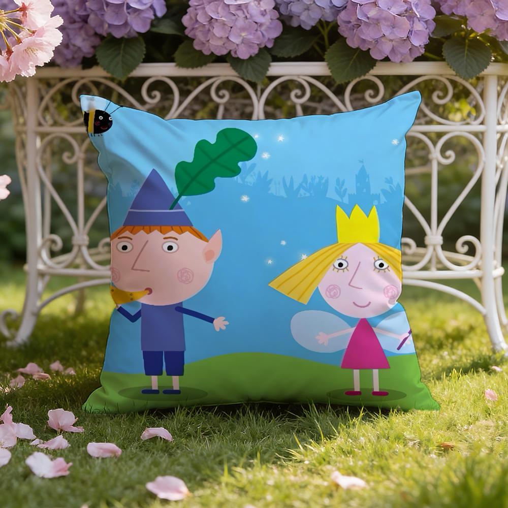Чехол на подушку B-Ben And H-Hollys Little Kingdom для дома и автомобиля: Двусторонняя конструкция для максимального комфорта