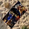 Mbappe Customizable Name Beach Towel Soft Durable Quick-Dry Suitable for Swimming Gym Camping Yoga Vacation