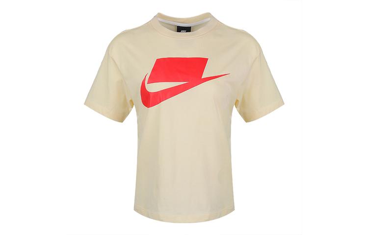 Nike T Shirt Women's Light Yellow AH4008-115