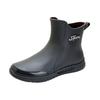 Rain shoes men's British rain boots sea fishing shoes waterproof and non-slip kitchen work rubber shoes warm new water shoes men