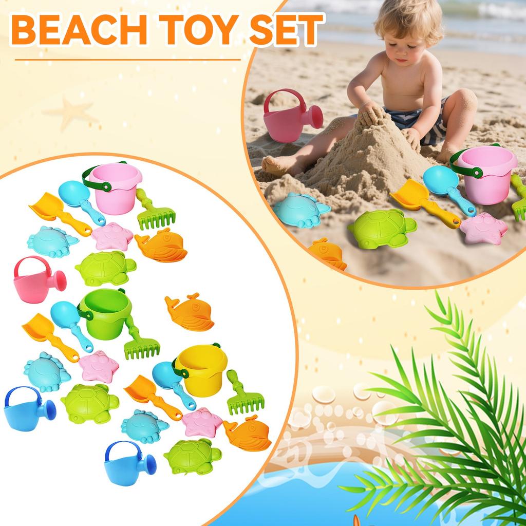 Children's Beach Toy Set Baby Playing With Sand Tools Seaside Water Digging Sand Shovel Resistant Bucket