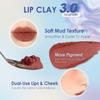 Dual-Use High Saturation Lip Clay Velvet Cheek Mud Pigment for Beauty