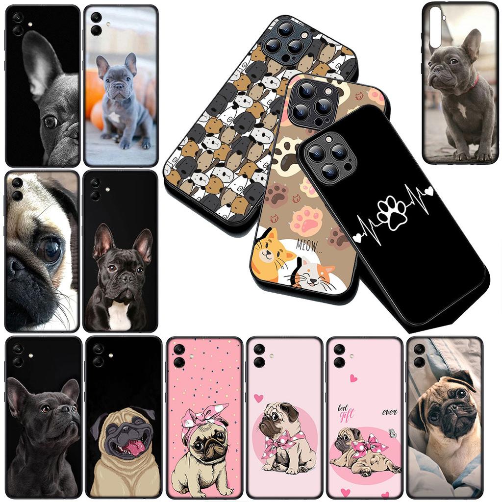 Чехол для Xiaomi Poco C75 C65 C85 X7 X6 M8 F7 F8 Ultra F6 Pro MI PocoF7 Корпус Силиконовый Чехол для Телефона Лапа Французский Бульдог Собака Искусство