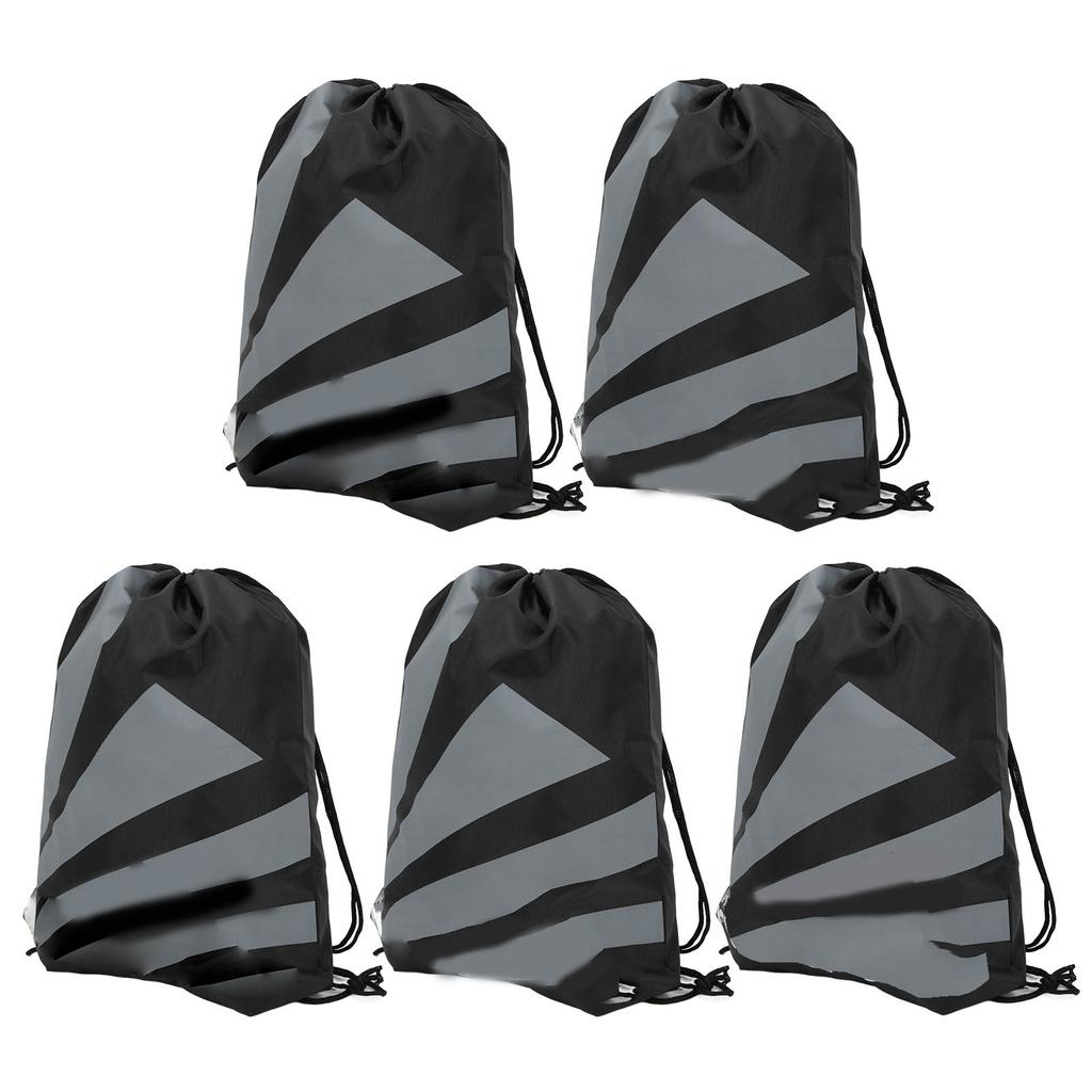 Набор из 5 штук Уличный рюкзак на шнурке Водонепроницаемая складная спортивная сумка Пляжный карман для плавания